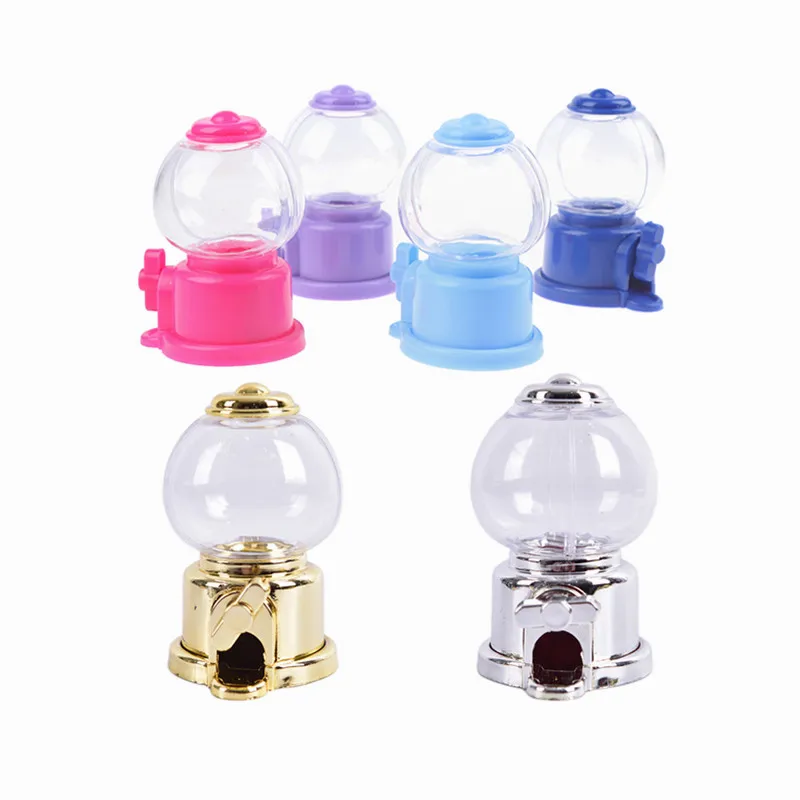 Candy Machine 1PC Creative Sweets Mini Candy Machine Bubble Toy Dispenser Coin Bank Kids Toy Home Decoration