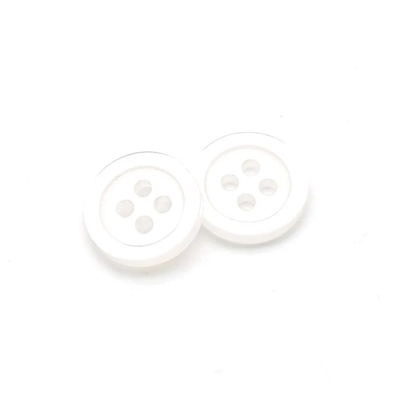 

Resin Buttons Clothing four Holes Buttons Wholesaleable 100pcs/lot practical Commonly used Round White Buttons For Coat Suit