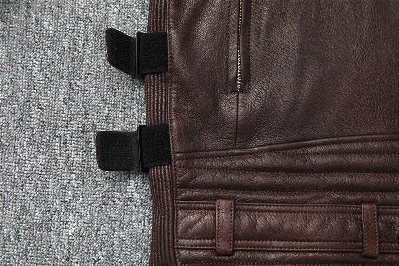 Seveyfan Мужская мода мотоциклетная байкерская куртка из натуральной кожи мульти молнии плиссированная тонкая натуральная овчина кожаная куртка R3089