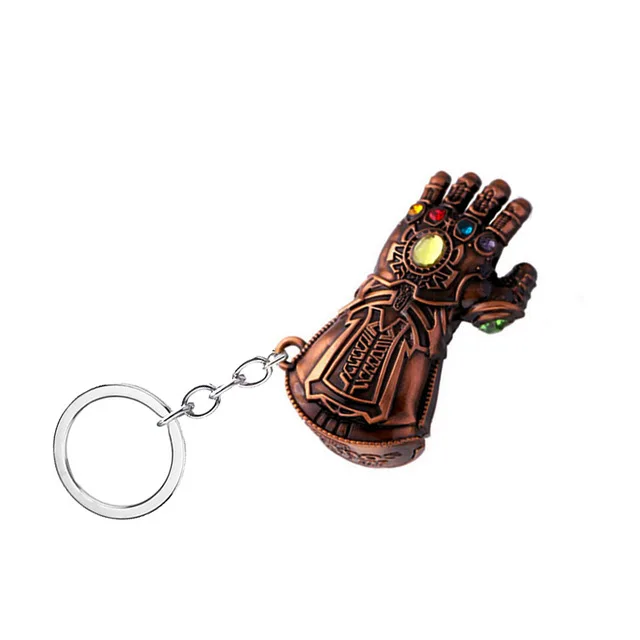 k525-4 Мстители Marvel топор молоток брелок Stormbreaker Thanos Venom Человек-паук Несколько выбор подарок для брелоки для фанатов ювелирные изделия - Цвет: k525-4