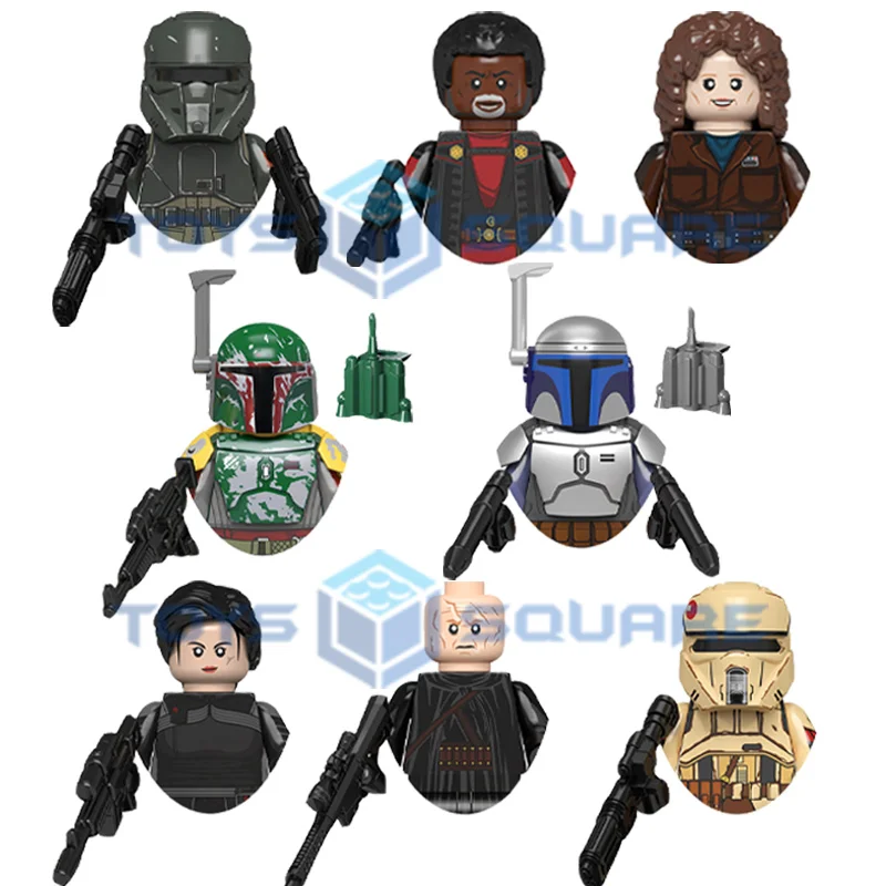 Детский конструктор шэнд Транспортный солдат модель Boba Jango Fett Karga Shore Vanth кубики MOC