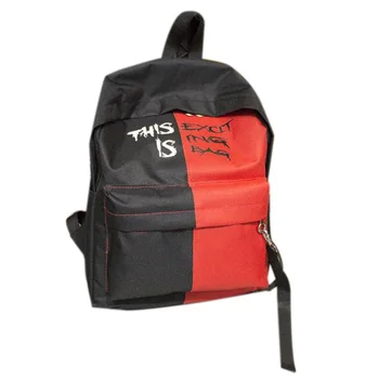 

Korean Version Of the Color Bag Student Backpack Large Capacity Spring Travel Bag Red