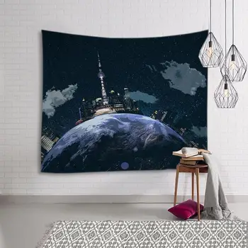 

Galaxy Tapestry Space Wall Tapestry for Wall Decoration Fabric Stars Tapestries In The Universe Polyester Hanging Wall Tapestry