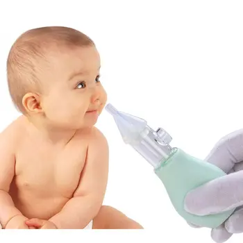 

Baby Anti-backflow Nasal Aspirator Device Silicone Pump Suction Infants Manual Nose Cleaner