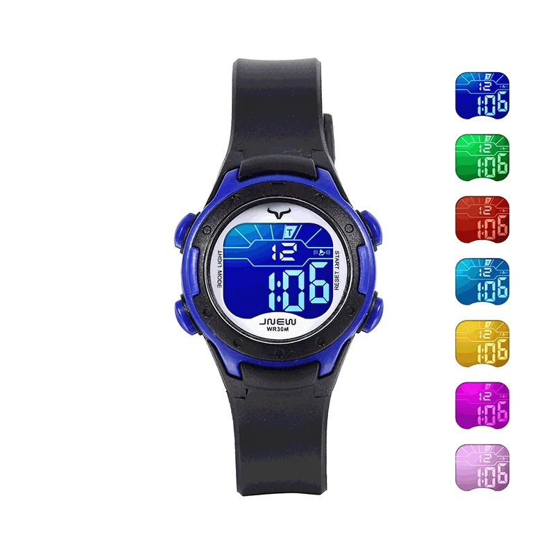 

TurnFinger Multifunctional Colorful Children's Electronic Watch Waterproof Sports Fashion Simple Luxury Quality Hot Sale 2020