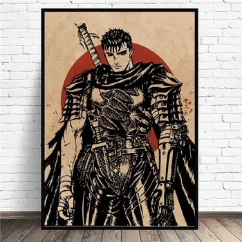 

Berserk Anime Art Canvas Poster Print Home Decor Painting No Frame
