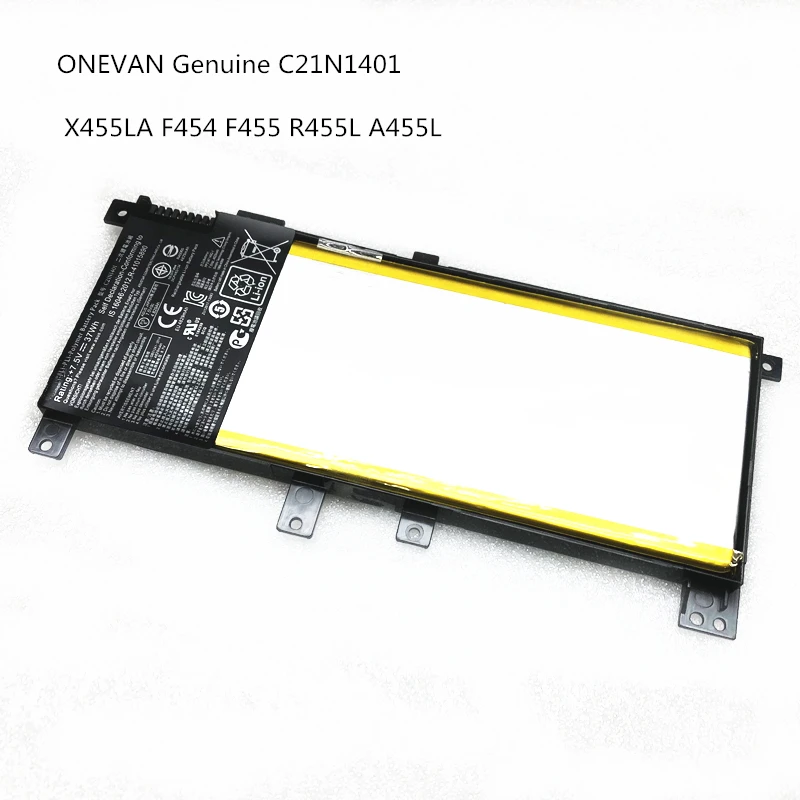 Оригинальная модель onwan C21N1401 Аккумулятор для ноутбука ASUS X455 X455L X455LA A455L A455LD A455LN F455L