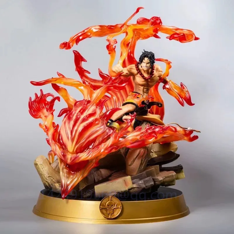 

ONE PIECE Old Enemy Whitebeard Pirates Portgas D Ace Edward Newgate Gol D Roger PVC Action Collectible Model Statue Toy G836