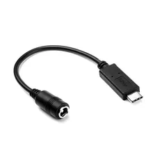 

DC 5.5 * 2.1 Bus To Micro USB Male Adapter Charging Line Flat Head Conversion Plug Wire