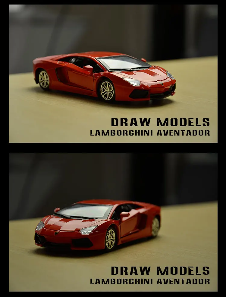 E-FOUR модель автомобиля Aventador Roadster литой модельный комплект(масштаб 1:31) Литьевые игрушки из сплава украшения Коллекция спортивных автомобилей Духи