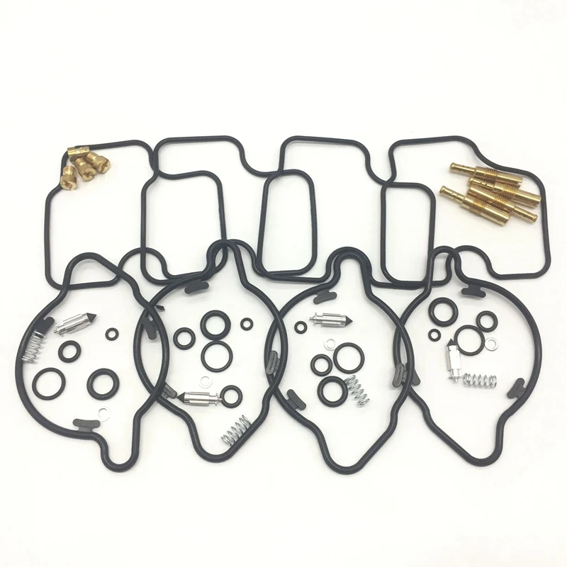 4SET for Honda CBR600 F4 1999-2000 Carburetor Repair Kit Plunger Diaphragm Part motorcycle carburetor carburetor repair tool kit carburetor cleaner kit