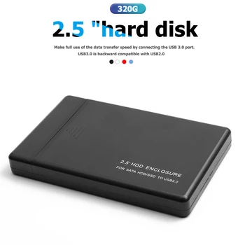 

Portable 2.5 inch 320GB External Hard Drive Desktop Notebook Laptop USB 3.0 SATA Storage Mobile HDD/SSD