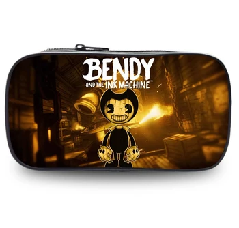 

Kids Pencil Case Bendy and the Ink Machine Pattern Students Stationery Storage Box Children's School Pen Bags