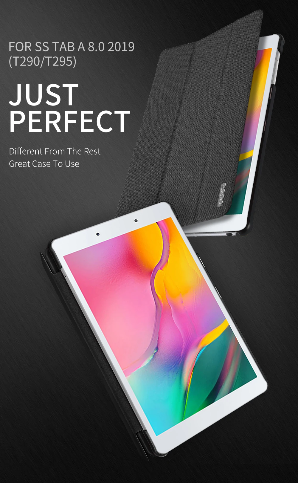 Чехол из искусственной кожи для samsung Galaxy Tab A, 8,0 дюймов, SM-T290, T295, T297, Магнитный смарт-чехол, ультра тонкий, Автоматический Режим сна/пробуждения, SX004
