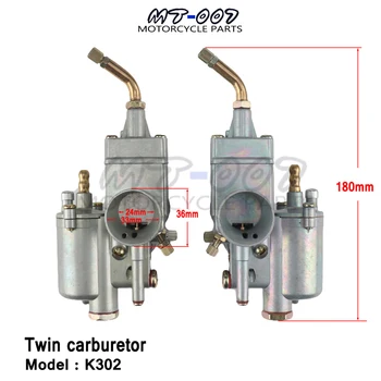 

New 1 pair Left & Right 28mm Carb Pair Vergaser Carburettor Carby fit for K302 BMW M72 MT URAL K750 MW Dnepr