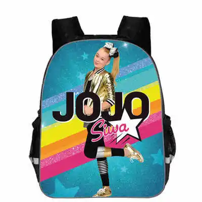JoJo Siwa рюкзак для девочек с принтом горячая распродажа 16 дюймов детские школьные сумки Подростковая сумка для книг качественные Подарки на день рождения сумки