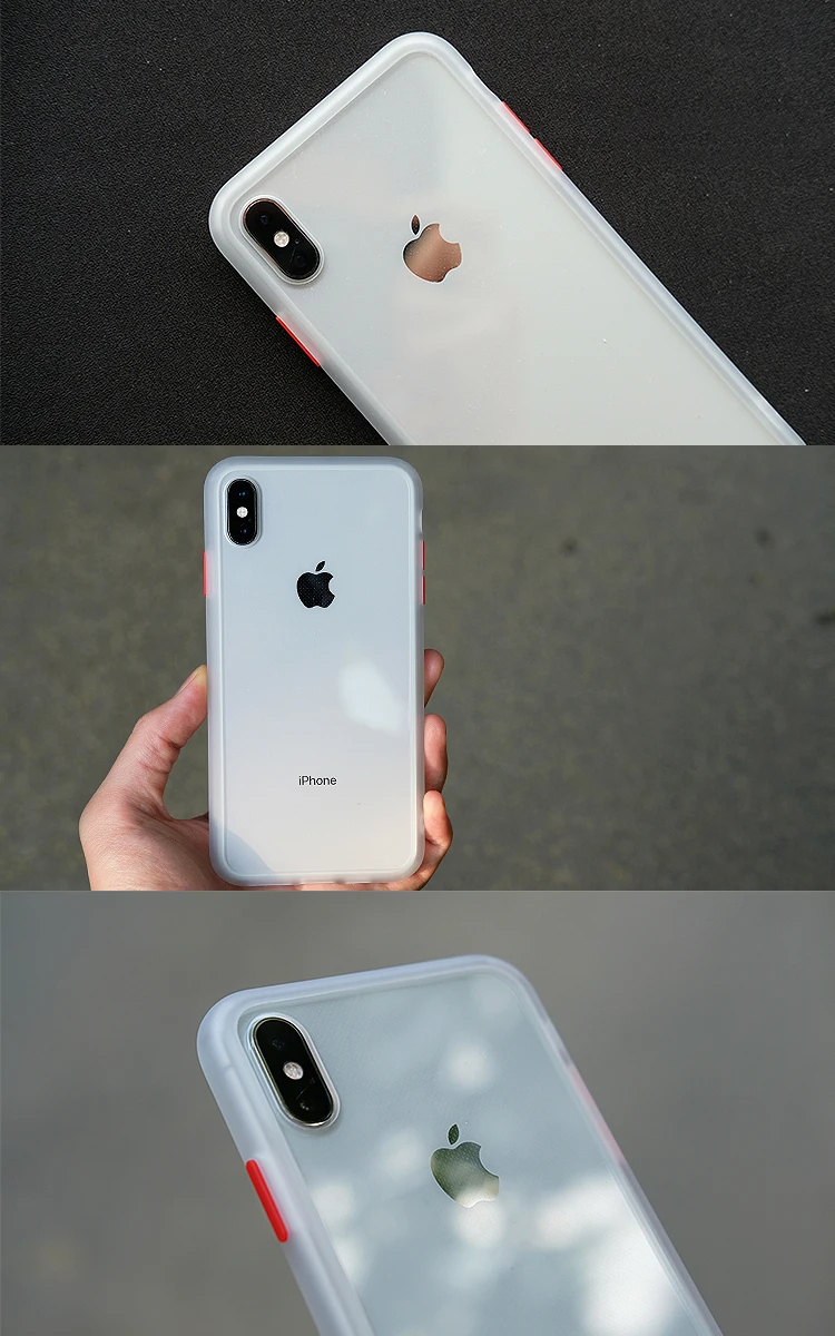 Роскошный Матовый чехол для iPhone 11 Pro X XS Max XR 7 8 противоударный чехол полупрозрачный чехол для iPhone 7 8 6 6S Plus Чехлы Coque Funda