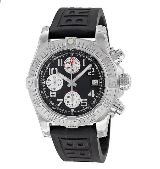 

Luxury Brand New Quartz Chronograph Men Watch Stopwatch Sapphire Crystal Japanese Watches Black Rubber Sport Watches Limited AAA