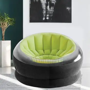 

2020 New High Quality Inflatable Flocking Round Single Sofa Lunch Break Recliner Coussin For Home Living Room Office