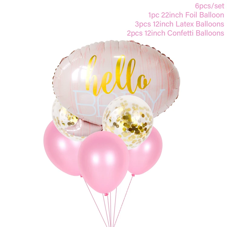 Baby Shower Grande Foil Balloon pour nouveau-né Bébé Garçon /& Fille Fête Party Decor