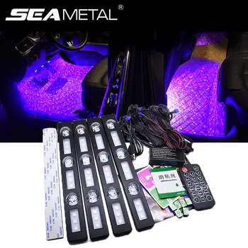 

RGB Color Car Atmosphere Light LED Strips Car Styling Ambient Lights Kit Auto Interior Decorative Lamp Car Atmosphere Lamps Kit