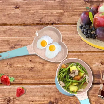 

Baby's auxiliary cooking pan mini-shaped milk pan fried egg and noodles pan children's mai fan stone non-stick pan LM12171639