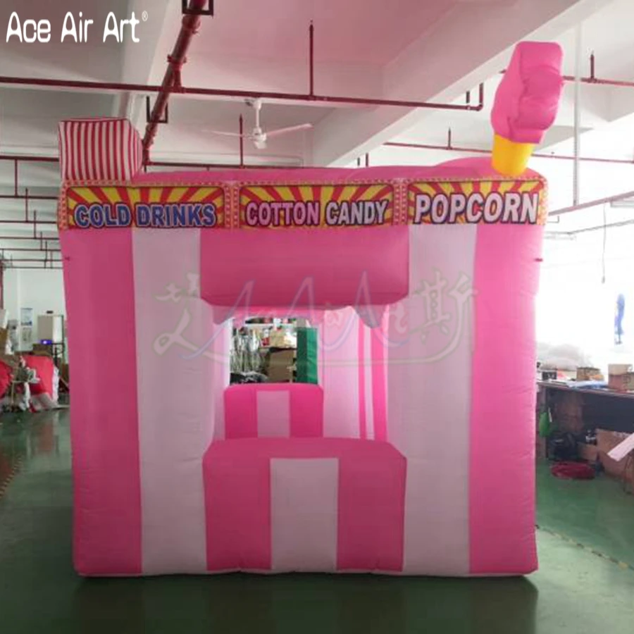 Горячая Распродажа 6m L x 4m W Оксфорд надувной карнавал treat shop воздушные