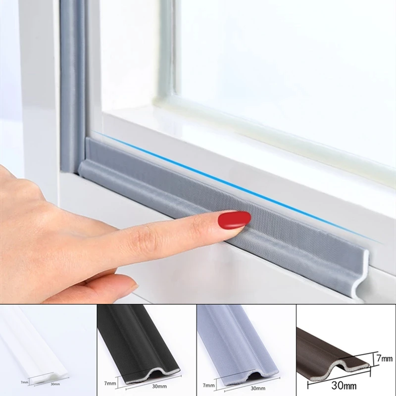 Sliding Door Windows Sealing Strips Self Adhesive Wearable Acoustic