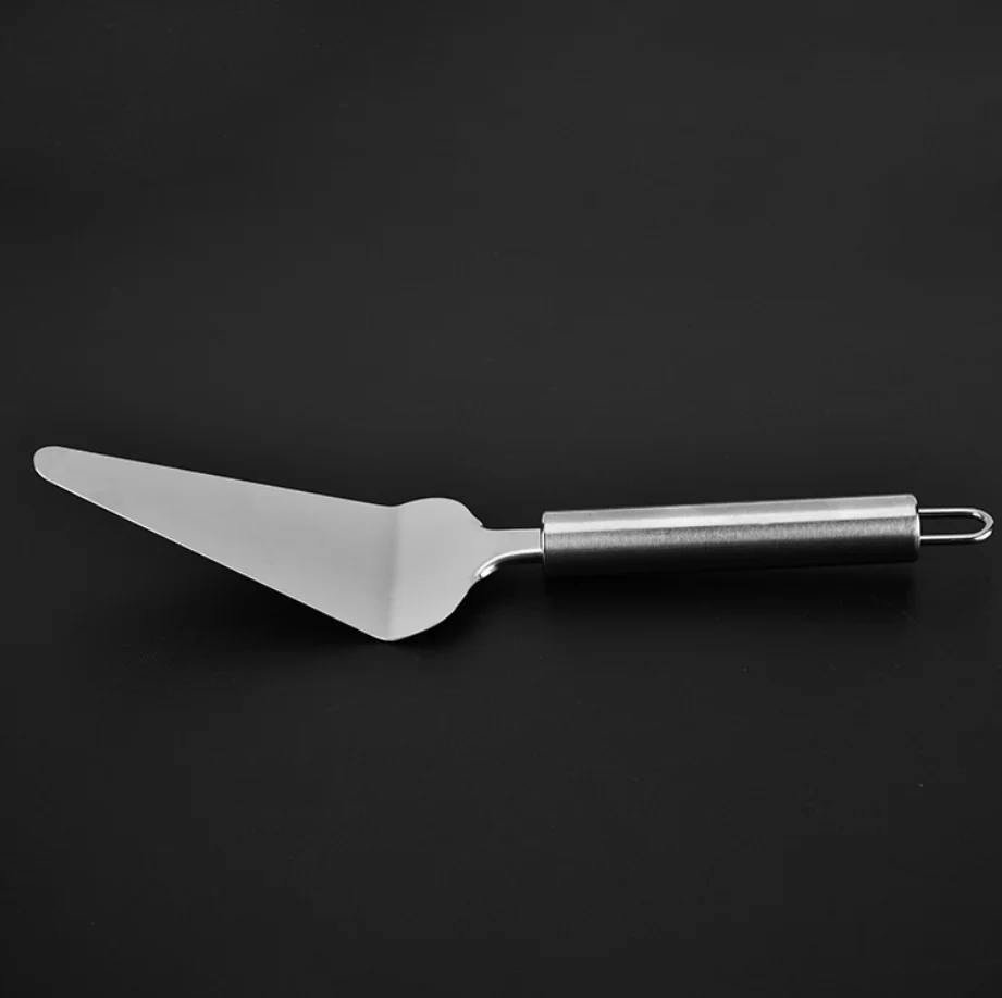 Toporchid Stainless Steel Cake Pizza Shovel Cheese Dessert Cutlery Bakeware Cake Spatula Tool style1 