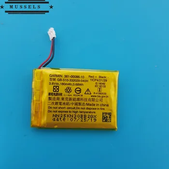 

Original size battery 3.8v 180mah 0.68Wh 361-00086-10 for GARMIN GPS watch battery repairpart