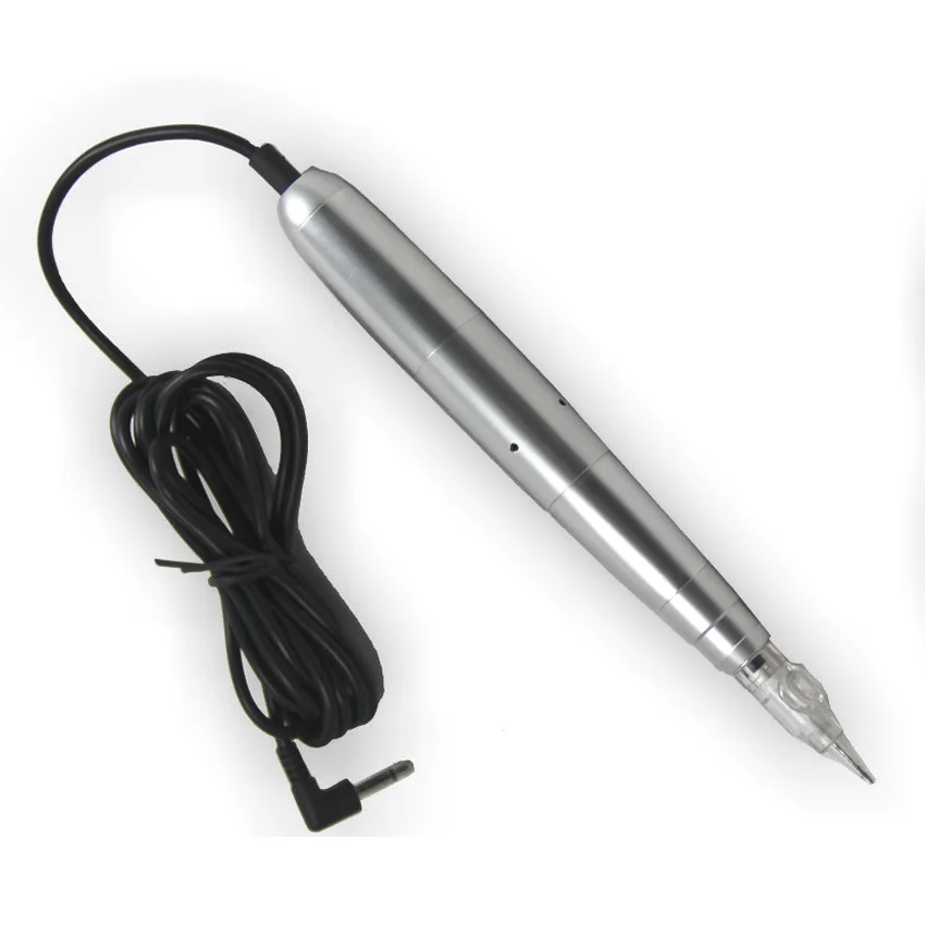 Татуировочная машина dermografo cheyennes микро игла Серебро Алюминий со швейцарским мотором Перманентный макияж машина для бровей татуировки