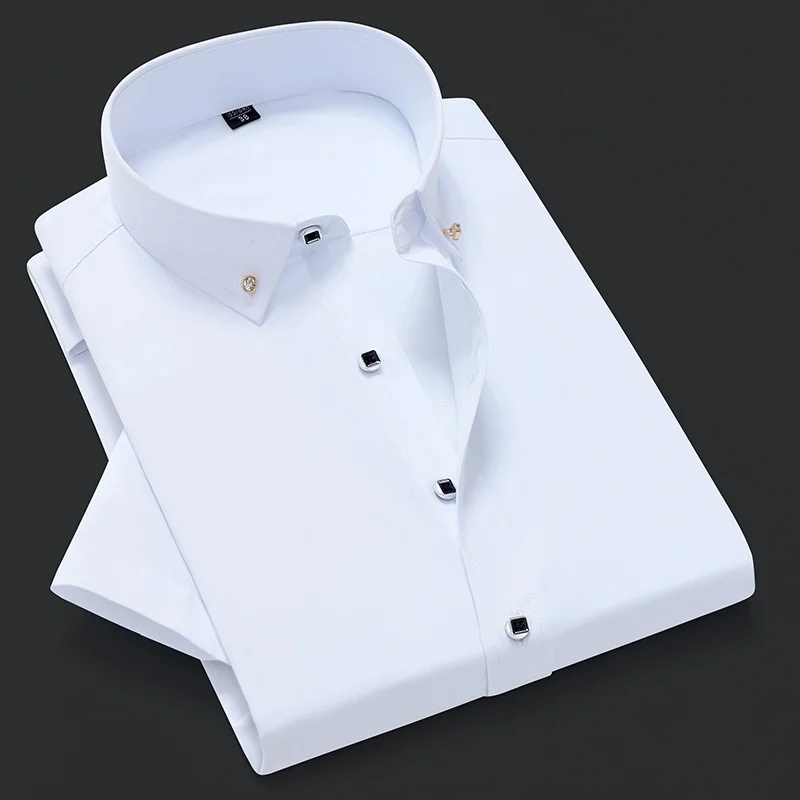 Color Slim Fit Casual Shirt Camisa 