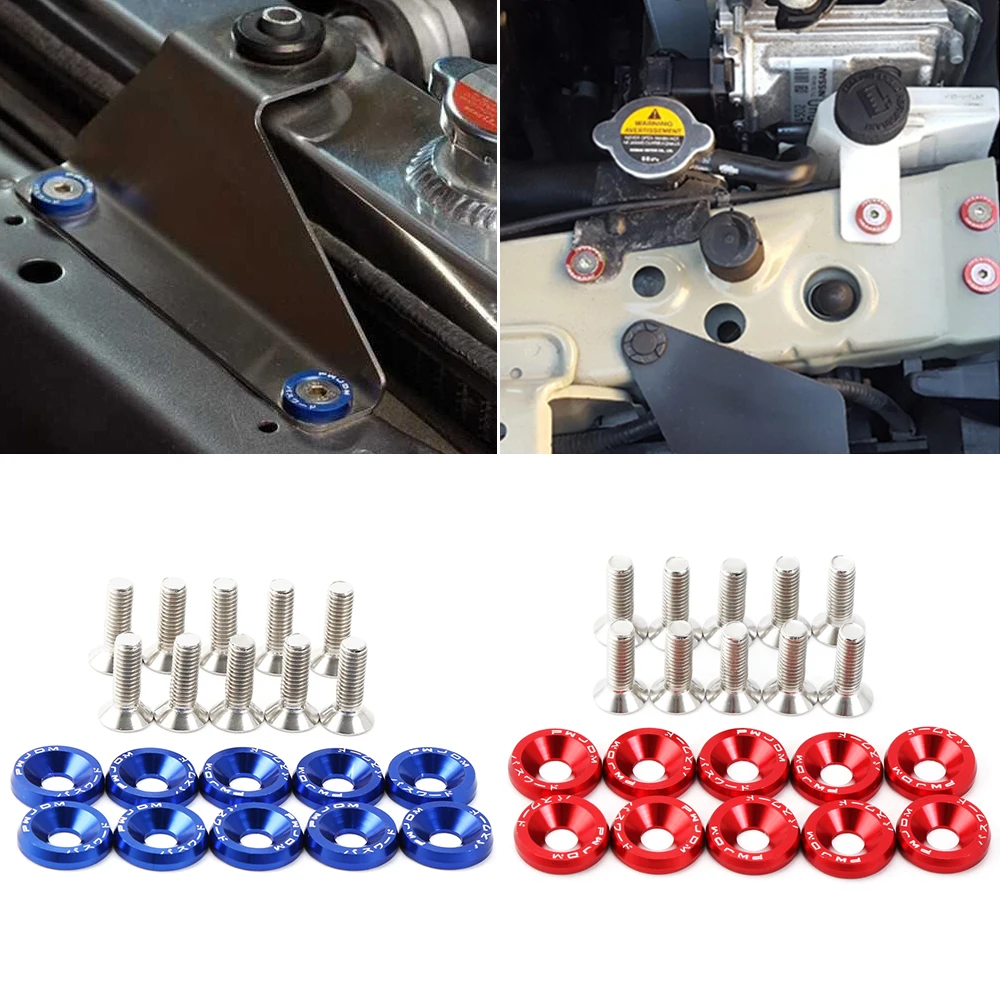 Автостайлинг 10x болты с гайками винты для BMW E46 E60 Ford focus 2 Mazda 3 Volkswagen Polo Golf 4 Skoda octavia Kia