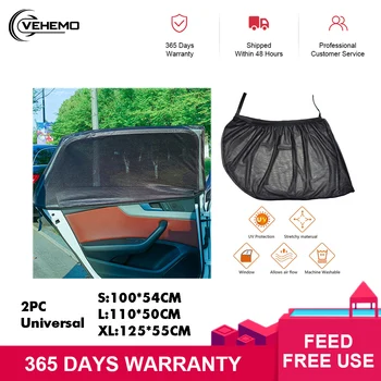 

2Pcs Car Window Sun Shade Rear Side Windows Kids Baby Uv Protected Cars Sun Shades Car Rear Side Window Sun Visor Shade Side SUV