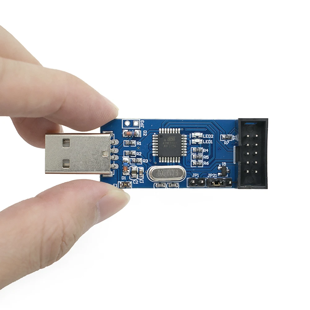 Программатор USB ISP ASP ATMEGA8 ATMEGA128 с поддержкой Win7 64K 1 шт.|avr programmer|usb ispisp programmer |