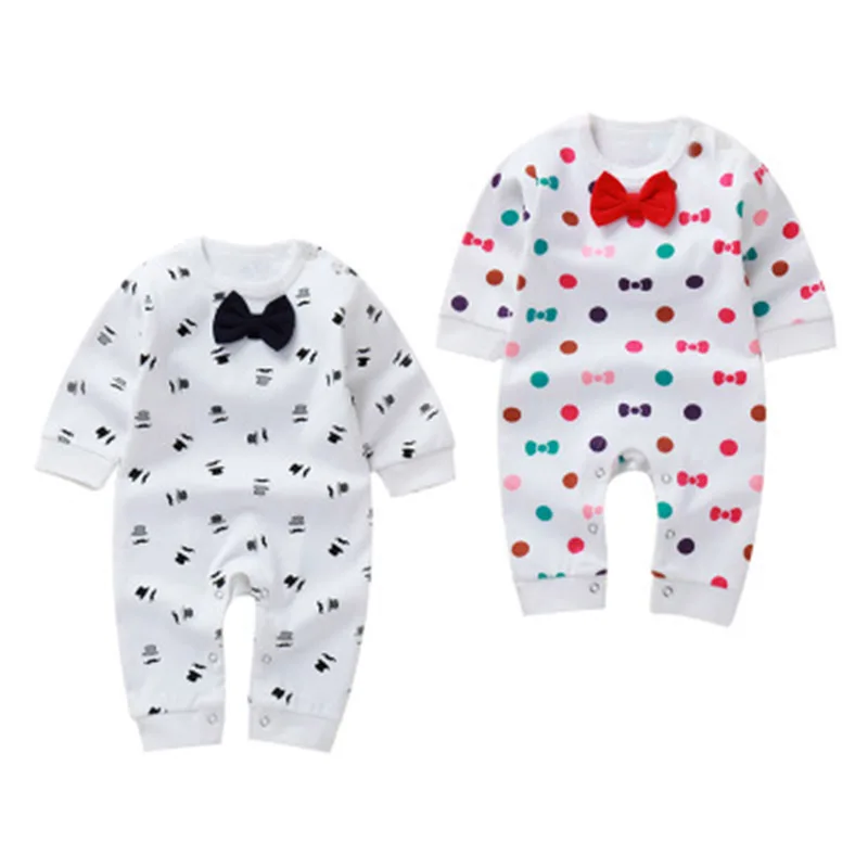 

Romper For Girl Infant Baby Designer Baby Clothes Tiny Cottons Romper Longsleeve Fall Children's Clothing From 0 To 1 Year Onesie