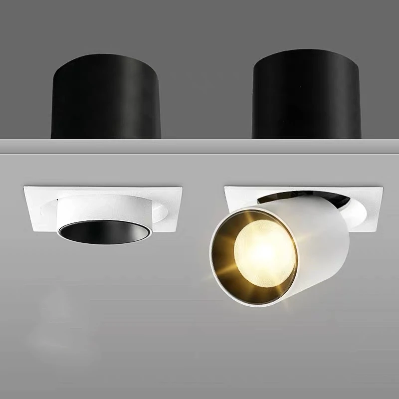 Led Ceiling Downlight Adjustable 360 degrees Nordic Spot light 12W 10W AC110V 220V Recessed Led Bulb Bedroom Kitchen Indoor lamp