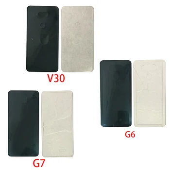 

2Pcs/Lot Back Door Case Battery Rear Housing Back Cover With Glue Adhesive For LG G7 V30 G6 Plus