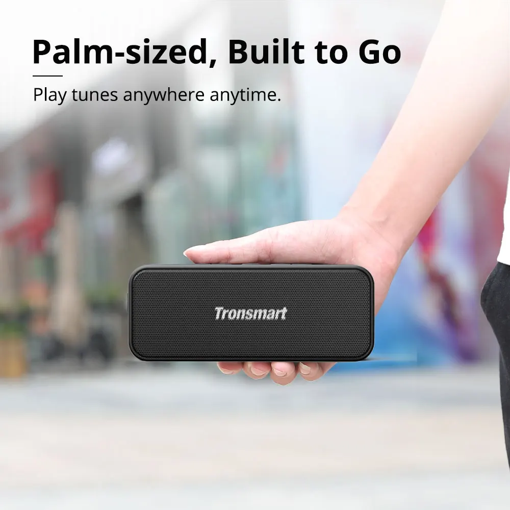 Tronsmart T2 Plus NFC Bluetooth 5.0 Speaker 20W TWS Portable Column IPX7 Waterproof Voice Assistant Soundbar with Micro SD (9)