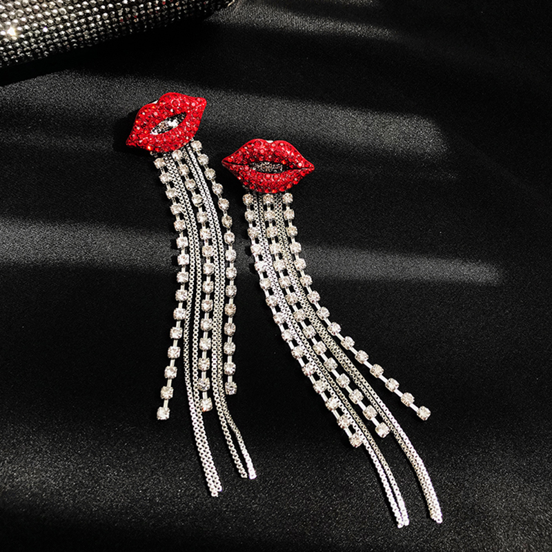 Red Lips Earrings