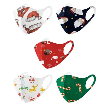 

Children's Ice Silk Washable Prevention Dirt Anti-Fogging Printed Mask mask for face kids mascarillas reusable mask Cheap mask#S