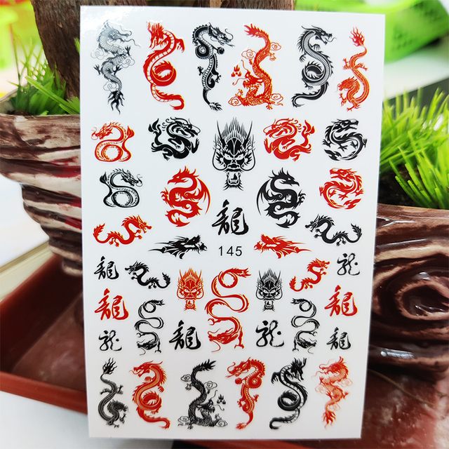 Nail Sticker Waterproof Shining Stickers for Nails Sweet Watermelon Popsicle Fruit Nail Art Decoration Aurora Silver Design