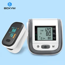 BOXYM медицинский Пульсоксиметр для пальцев и ЖК-дисплей для запястья, кровяное давление, семейный медицинский уход, пакеты для путешествий