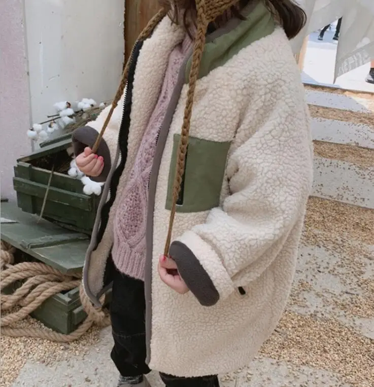 Г. Новинка,, пальто с мехом для мальчиков и девочек Утепленная зимняя детская куртка с длинными рукавами на возраст от 2 до 7 лет, HH520