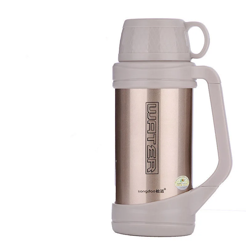 Insulation Pot Outdoor 4L Large Capacity Car 304 Stainless Steel Thermos Mug Men and Women Travel 2 Liter Household | Дом и сад