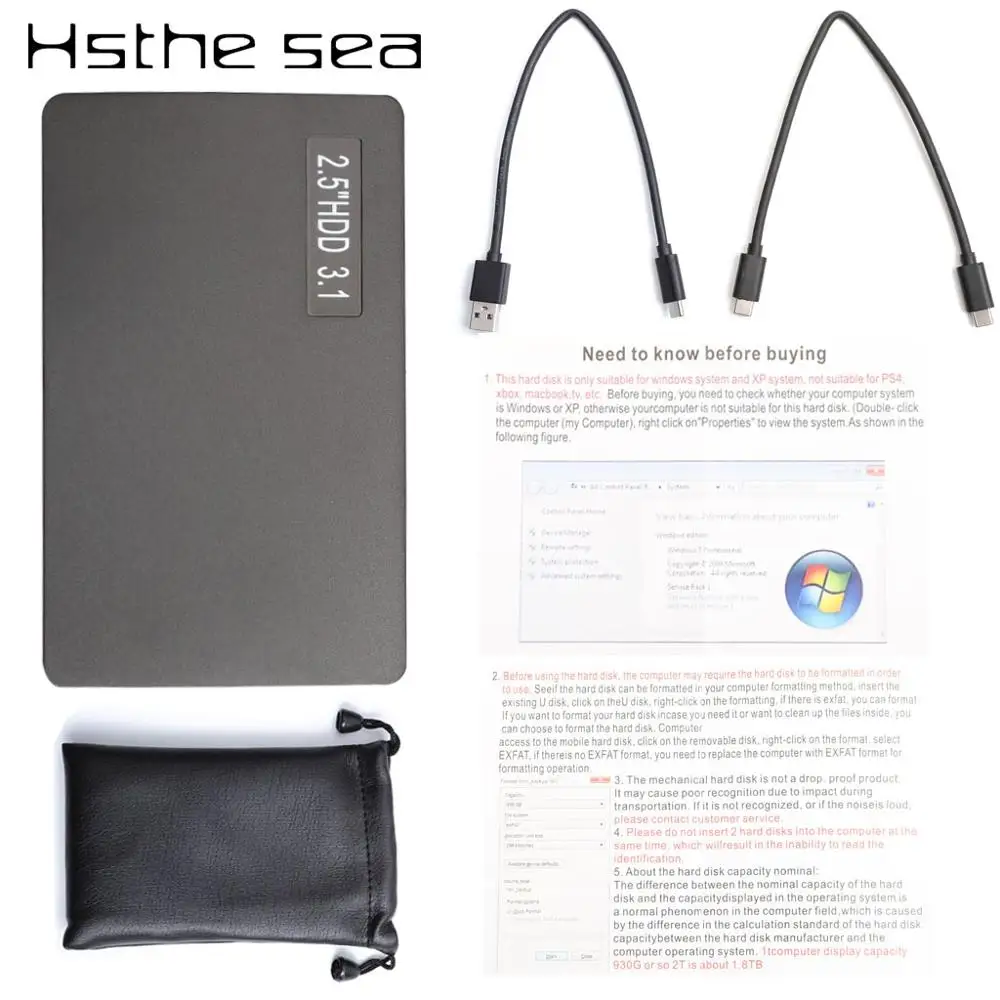  Disco duro externo HDD 25 