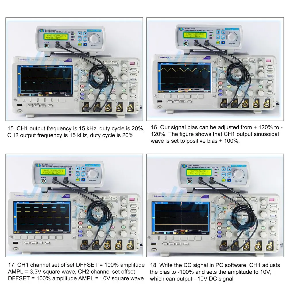 MHS-5200A 6 МГц цифровой DDS двухканальный произвольной формы функциональный генератор сигналов частотомер высокая точность