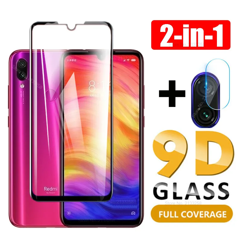 

2 in 1 9D Tempered Glass Camera Lens Screen Protector For Xiaomi Mi 9T Mi 9 8 A2 A3 lite Redmi 7A K20 Note 5 6 7 Pro Cover Film