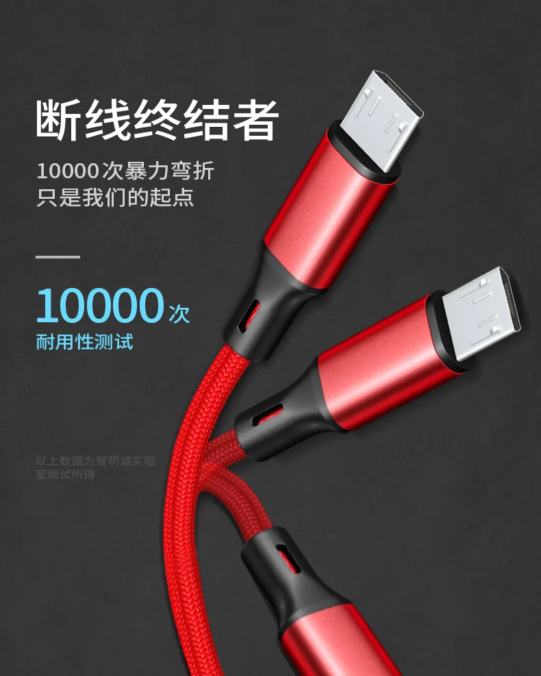 Mzxtby 2в1 mi cro usb type C зарядное устройство нейлоновый кабель для передачи данных USB C Зарядка для huawei samsung Oneplus Xiaomi mi power Bank телефонный кабель