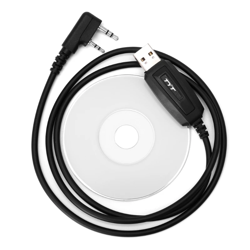 

USB Programming Cable + Software CD for TYT MD-380 Two way Walkie Talkie Radio